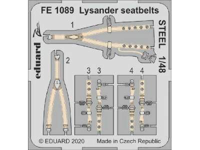 Lysander seatbelts STEEL 1/48 - zdjęcie 1