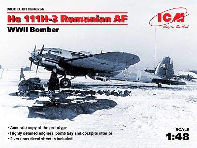 He 111H-3 - lotnictwo rumuńskie - II W.Ś. - zdjęcie 1