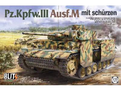 Pz.Kpfw.III Ausf.M mit Schürzen - zdjęcie 1