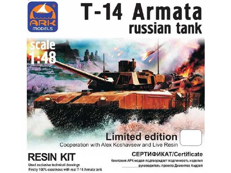 T-14 Armata - czołg rosyjski z elementami z żywicy - zdjęcie 1