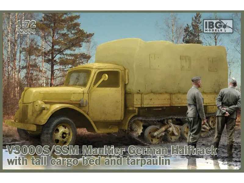 V3000S/SSM Maultier Half Track with tall cargo bed and tarpaulin - zdjęcie 1