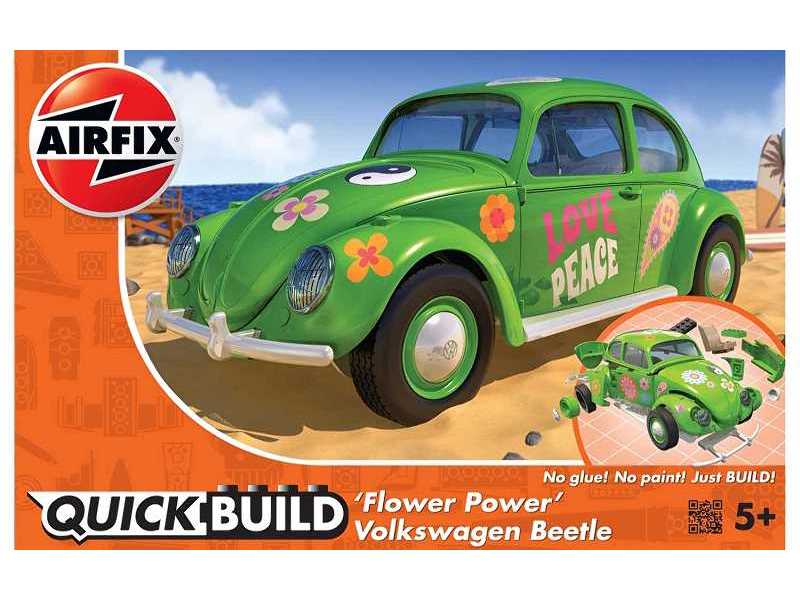 QUICKBUILD VW Beetle “Flower Power” - zdjęcie 1 QUICKBUILD VW Beetle “Flower Power” - zdjęcie 1