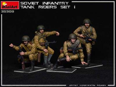 Sowiecka piechota - Infantry Tank Riders Set 1 - zdjęcie 12