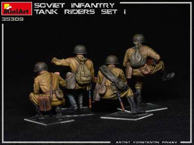 Sowiecka piechota - Infantry Tank Riders Set 1 - zdjęcie 13