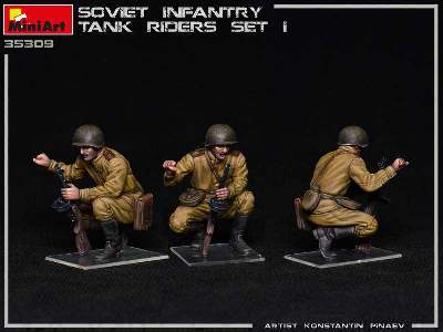 Sowiecka piechota - Infantry Tank Riders Set 1 - zdjęcie 14