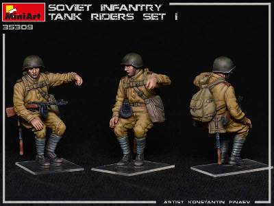 Sowiecka piechota - Infantry Tank Riders Set 1 - zdjęcie 15