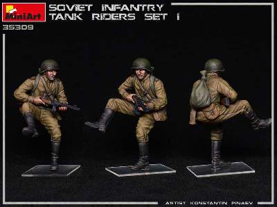 Sowiecka piechota - Infantry Tank Riders Set 1 - zdjęcie 16