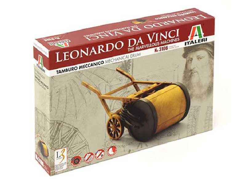 Leonardo Da Vinci - Bęben mechaniczny - zdjęcie 1 Leonardo Da Vinci - Bęben mechaniczny - zdjęcie 1