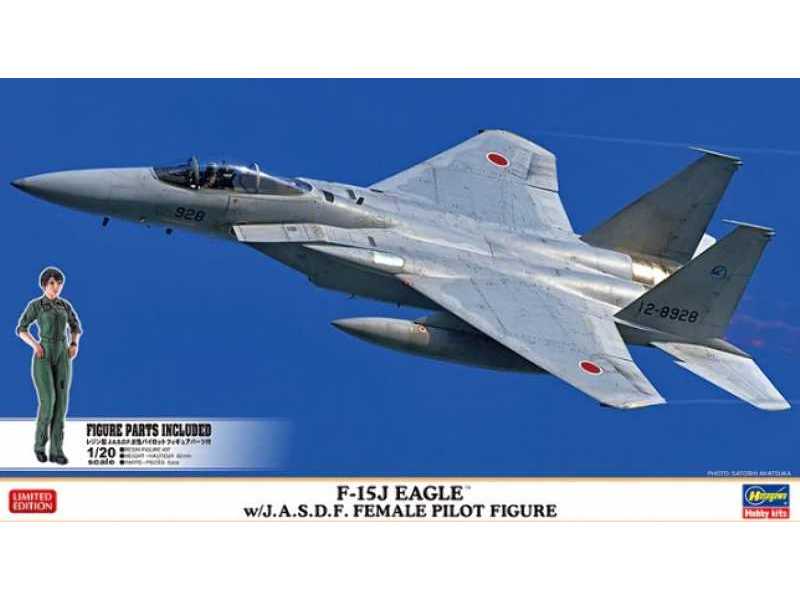 F-15j Eagle W/J.A.S.D.F. Female Pilot Figure Limited Edition - zdjęcie 1 F-15j Eagle W/J.A.S.D.F. Female Pilot Figure Limited Edition - zdjęcie 1