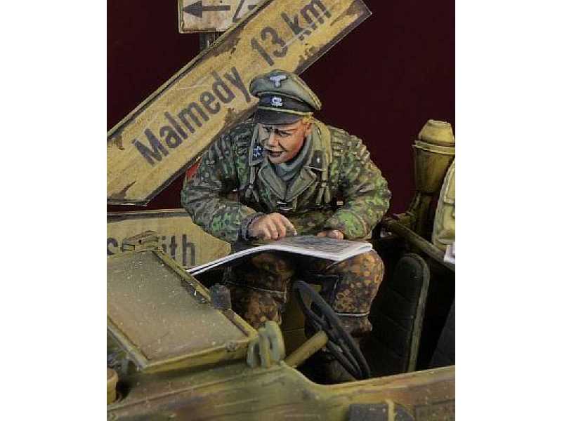 Waffen SS Nco Schwimmwagen Crewman, Ardennes 1944 - zdjęcie 1 Waffen SS Nco Schwimmwagen Crewman, Ardennes 1944 - zdjęcie 1