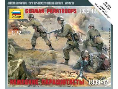 Figurki Niemieccy spadachroniarze 1939-42 - zdjęcie 1