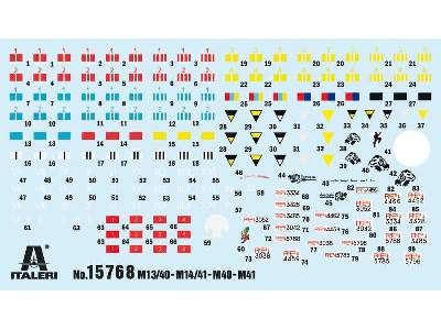 Włoskie czołgi - Semoventi M13/40 - M14/41 - M40 - M41 - zdjęcie 3