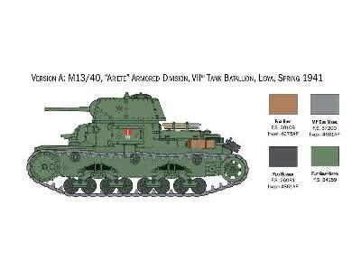 Włoskie czołgi - Semoventi M13/40 - M14/41 - M40 - M41 - zdjęcie 4