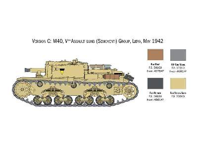 Włoskie czołgi - Semoventi M13/40 - M14/41 - M40 - M41 - zdjęcie 6