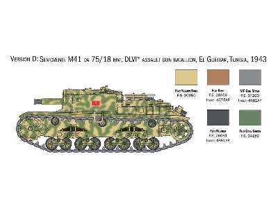 Włoskie czołgi - Semoventi M13/40 - M14/41 - M40 - M41 - zdjęcie 7