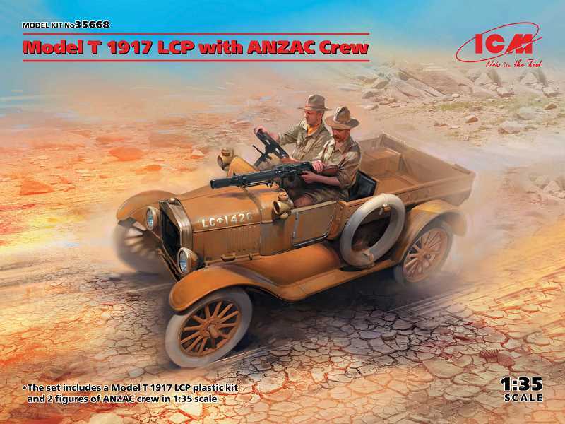 Ford T 1917 LCP with z obsadą ANZAC - zdjęcie 1 Ford T 1917 LCP with z obsadą ANZAC - zdjęcie 1