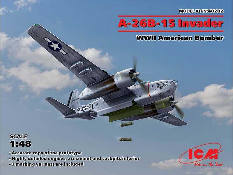 A-26B-15 Invader - amerykański bombowiec - II W.Ś. - zdjęcie 1 A-26B-15 Invader - amerykański bombowiec - II W.Ś. - zdjęcie 1