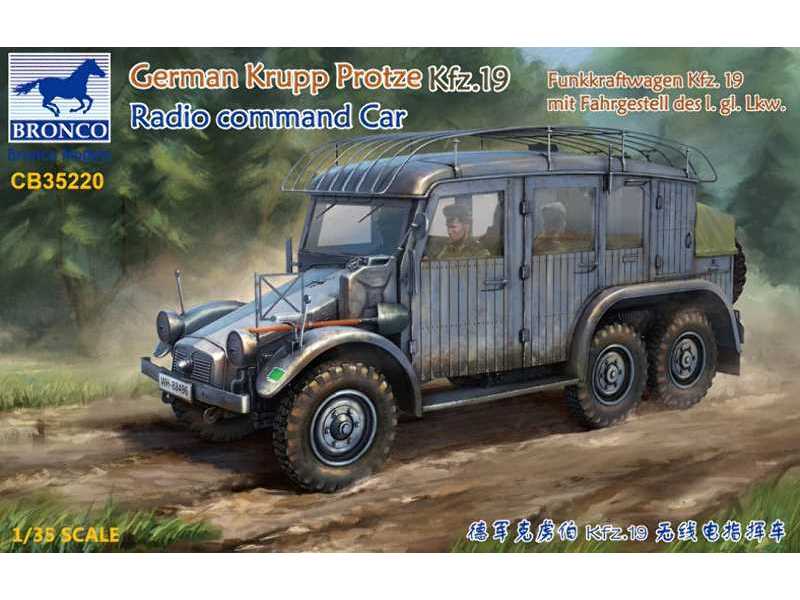 Krupp Protze Kfz. 19 niemiecki dowódczy wóz łączności - zdjęcie 1 Krupp Protze Kfz. 19 niemiecki dowódczy wóz łączności - zdjęcie 1