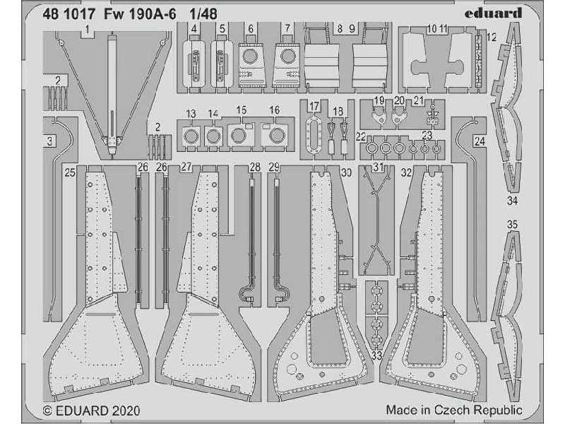 Fw 190A-6 1/48 - zdjęcie 1 Fw 190A-6 1/48 - zdjęcie 1