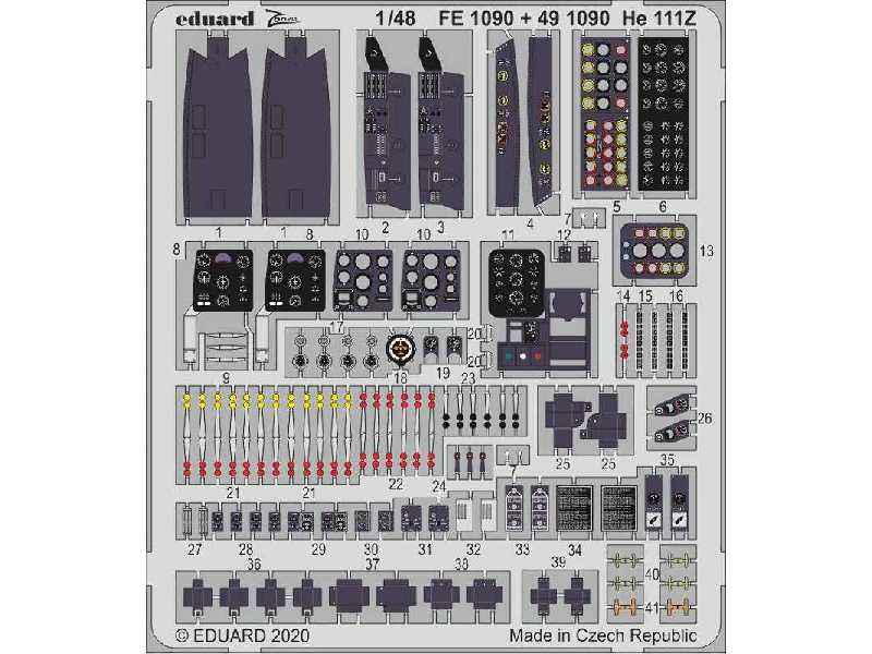 He 111Z nose interior 1/48 - zdjęcie 1