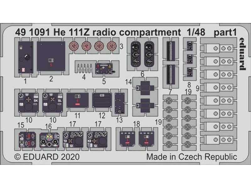He 111Z radio compartment 1/48 - zdjęcie 1