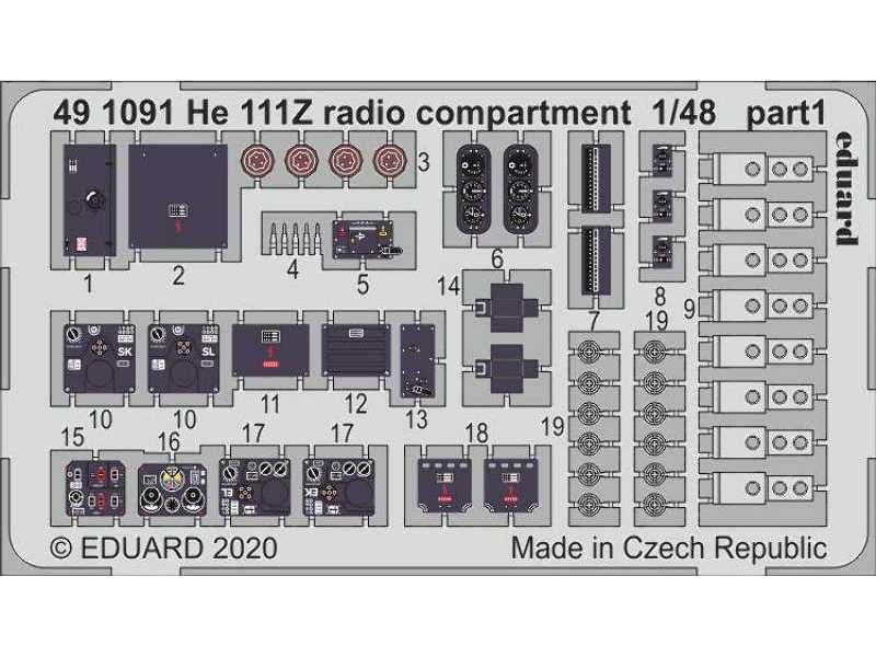 He 111Z radio compartment 1/48 - zdjęcie 1 He 111Z radio compartment 1/48 - zdjęcie 1