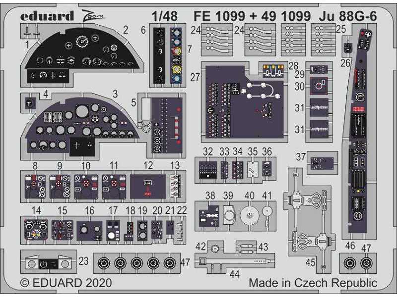 Ju 88G-6 interior 1/48 - zdjęcie 1