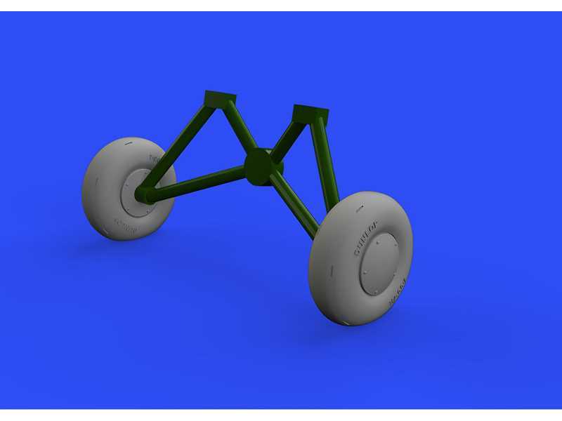 Tiger Moth wheels 1/48 - Airfix - zdjęcie 1 Tiger Moth wheels 1/48 - Airfix - zdjęcie 1