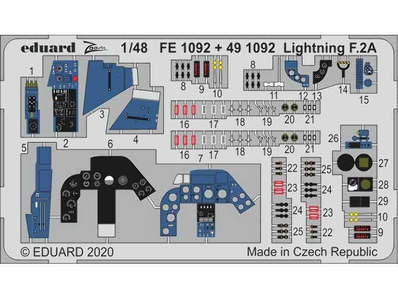 Lightning F.2A 1/48 - zdjęcie 1 Lightning F.2A 1/48 - zdjęcie 1