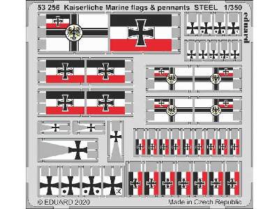 Kaiserlische Marine flags & pennants STEEL - zdjęcie 1