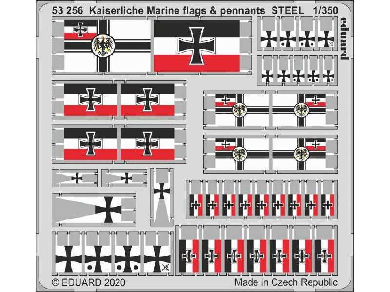 Kaiserlische Marine flags & pennants STEEL - zdjęcie 1 Kaiserlische Marine flags & pennants STEEL - zdjęcie 1