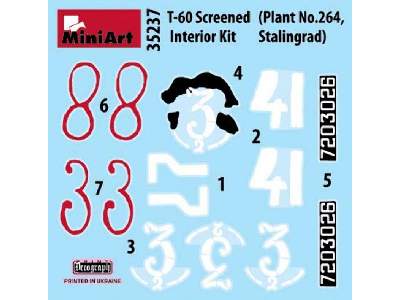 T-60 Screened (fabryka nr 264 Stalingrad) z wnętrzem - zdjęcie 4