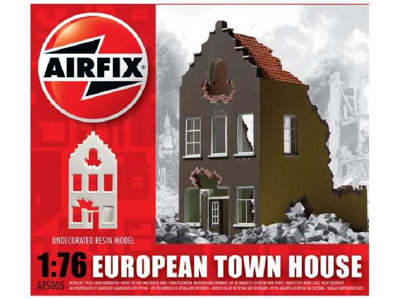 Zrujnowany dom europejski - żywica - zdjęcie 1 Zrujnowany dom europejski - żywica - zdjęcie 1