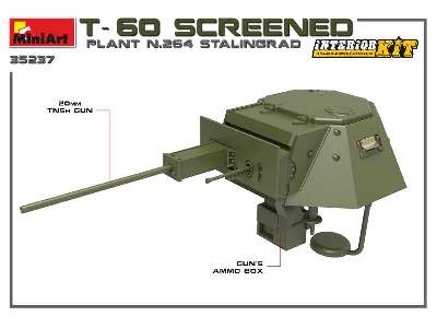 T-60 Screened (fabryka nr 264 Stalingrad) z wnętrzem - zdjęcie 28