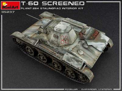 T-60 Screened (fabryka nr 264 Stalingrad) z wnętrzem - zdjęcie 43