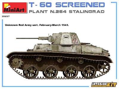 T-60 Screened (fabryka nr 264 Stalingrad) z wnętrzem - zdjęcie 48