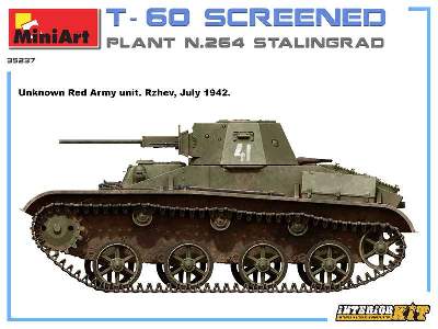 T-60 Screened (fabryka nr 264 Stalingrad) z wnętrzem - zdjęcie 49