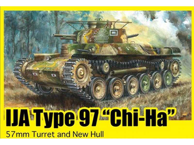 Typ 97 Chi-Ha czołg japoński z armatą 57mm i nowym kadłububem - zdjęcie 1 Typ 97 Chi-Ha czołg japoński z armatą 57mm i nowym kadłububem - zdjęcie 1
