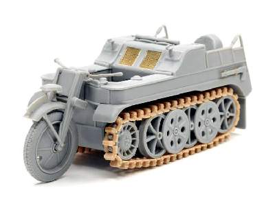 Sd.Kfz.2 Kettenkrad Late Production & 3.7cm PaK 36 z obsługą - zdjęcie 6