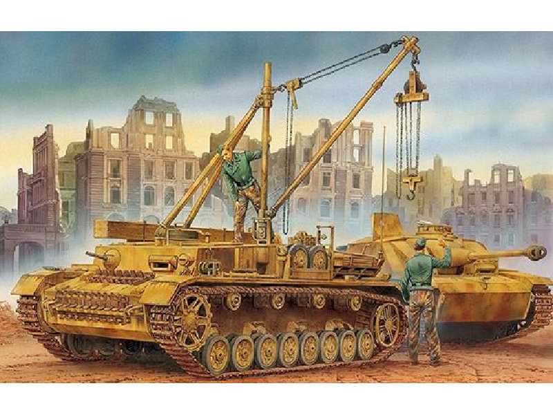 Bergepanzerwagen IV / Pz.Kpfw.IV Ausf. H Mid Production (2 in 1) - zdjęcie 1 Bergepanzerwagen IV / Pz.Kpfw.IV Ausf. H Mid Production (2 in 1) - zdjęcie 1