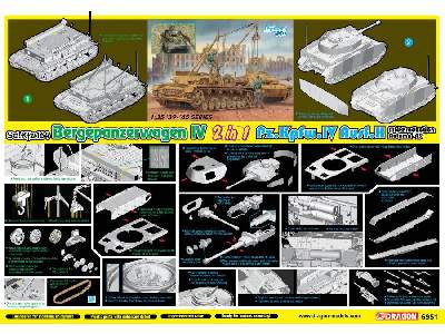 Bergepanzerwagen IV / Pz.Kpfw.IV Ausf. H Mid Production (2 in 1) - zdjęcie 2