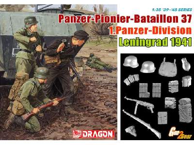 Panzer-Pionier-Bataillon 37 1.Panzer-Division Leningrad 1941 - zdjęcie 1