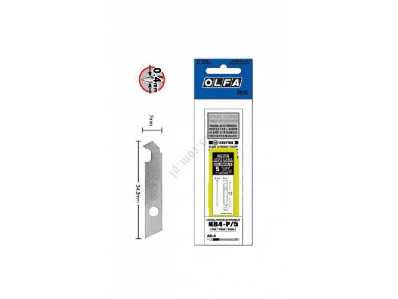 Ostrza Do Cięcia Cienkich Plexi Dla Skalpeli Olfa Ak-1 I Ak-4 - zdjęcie 1