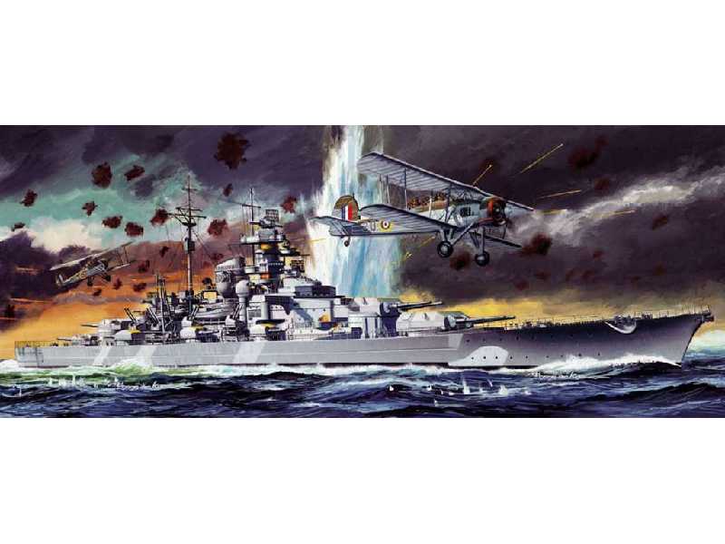 Pancernik Bismarck + RN Swordfish - 27 maja 1941 - zdjęcie 1 Pancernik Bismarck + RN Swordfish - 27 maja 1941 - zdjęcie 1