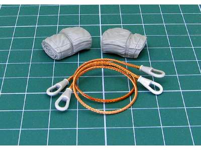 Towing Cables For Soviet Mbt T-55 (Set Designed For Miniart Kit. - zdjęcie 1