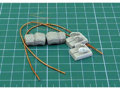 Towing Cables For Soviet Mbt T-55 (Set Designed For Miniart Kit. - zdjęcie 3