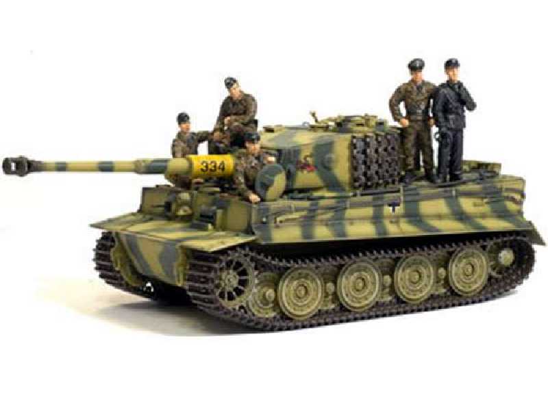 Tiger I Late Production + Tiger Tank Crew - zdjęcie 1 Tiger I Late Production + Tiger Tank Crew - zdjęcie 1