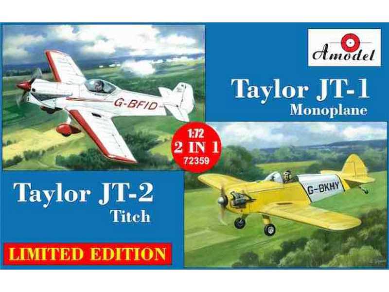 Taylor Jt-1(G-axyk) & Jt-2 Titch (G-ayzh) Set (2 In 1) - zdjęcie 1 Taylor Jt-1(G-axyk) & Jt-2 Titch (G-ayzh) Set (2 In 1) - zdjęcie 1