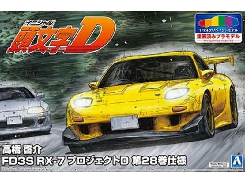 Initial D Fd3s Rx-7 Takahashi Keisuke Project D Vol.28 Ver. (Pre - zdjęcie 1