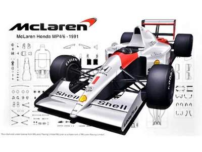 Mclaren Honda Mp4/6 Japanese Gp/San Marino Gp/Brazilian Gp - zdjęcie 1